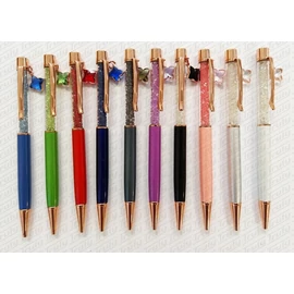 *38552 GTOLL színes kristállyal virág függővel