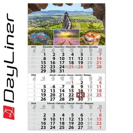 *38728 FALINAPTÁR SPEDITŐR 2026 1 tömbös 3 havi Primus SP12-40 képes 30*48.5