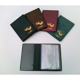 *39768 IGAZOLVÁNYTARTÓ CARD VM álló 6 pótlap, 8zseb H-2051A