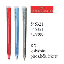 *40484 GTOLL Faber-Castell RX5 átlátszó testű