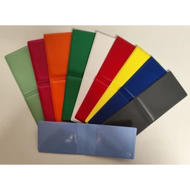 *40842 DIÁKIGAZOLVÁNYTARTÓ TOK PVC fekvő mintás/egyszínű kemény