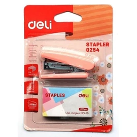 *40918 TŰZŐGÉP No10 DELI-0254 12lap+tűzőkapocs