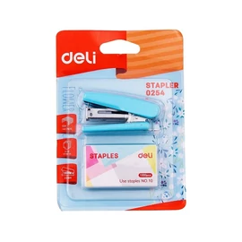 *40918 TŰZŐGÉP No10 DELI-0254 12lap+tűzőkapocs