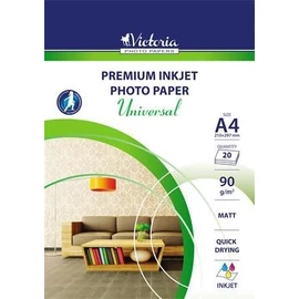 FOTÓPAPÍR A4 VICTORIA 90gr. matt "Universal"  20iv/dob