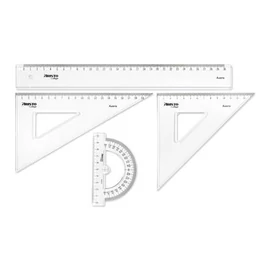 *43051 VONALZÓ készlet 4db ARISTO GEO College viztiszta