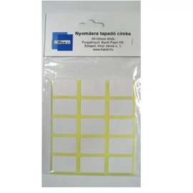 *43578 ETIKETTCIMKE öntapadós Office21  30*20mm 60db/cs.