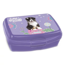 *43606-002 UZSONNÁSDOBOZ ARS UNA-254 vegyes minta (Cute Animals-Aussie, 15.20352)