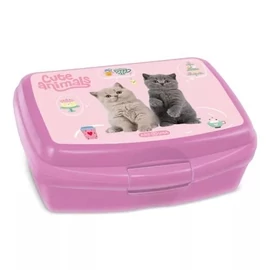 *43606-004 UZSONNÁSDOBOZ ARS UNA-254 vegyes minta (Cute Animals-Tea Party, 15.20354)
