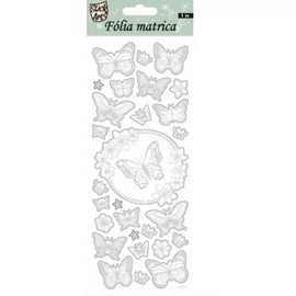 *44244 MATRICA FÓLIA 10*23cm arany/ezüst