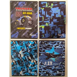 *45644 FÜZET A5 PULSE vonalas 52lap  Boys/Girls