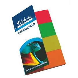 *45657 LAPJELÖLŐ VICTORIA 20x50mm szines 4x40lap
