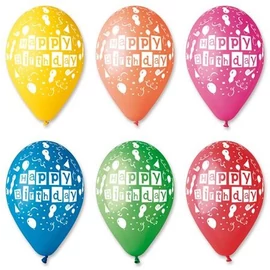 LUFI 30 cm Boldog Születésnapot! 10db/csom.