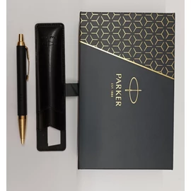 *46119 PARKER I.M. ROYAL Premium gtoll fekete cizellált ar.klipsz 1931667 +tolltok