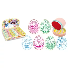 *46600 NYOMDA 2D húsvéti CRE A tojás alakú önfestékezős 45*35*40mm 6 minta