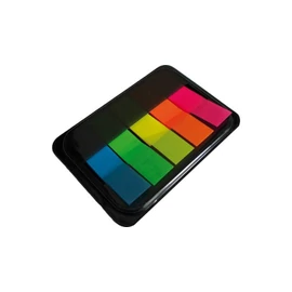 *47254 LAPJELÖLŐ neon írható OFA 12x45mm  5*20lap  5szín műa. tartóban