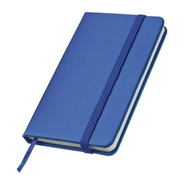 *47479 JEGYZETFÜZET A6 kemény borítóval, könyvjelzővel, gumipántos