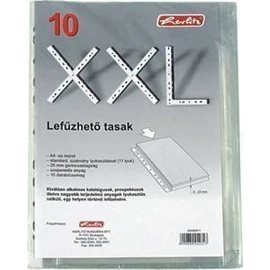 *47583 LEFÜZŐTASAK A4 HERLITZ 10db/csom XXL  180mic.