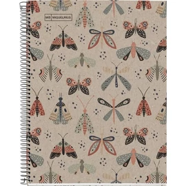 FÜZET spirál A5 MQ ECO Ecobutterfly = karton 80l   6112