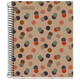 *48031 FÜZET spirál A4 MQ ECO Confetti =  karton 80lap 6158