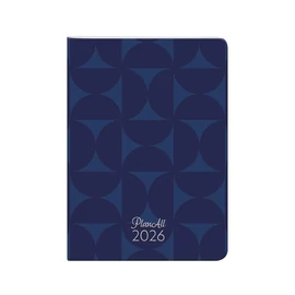 *48332 ZSEBNAPTÁR 2026 heti B6 tűzött álló Lizzy aranyozott PlanAll Compact