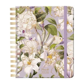 *48396 HATÁRIDŐNAPLÓ LIZZY 2026 PlanAll 6.0 B5 classic spirálos heti tervező