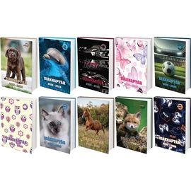 *49059 ZSEBKÖNYV A7 2025-26 DIÁK T-Creativ mintás fedelű