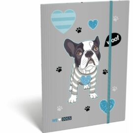 *49332 GUMIS DOSSZIÉ A4 LIZZY We Love Dogs Woof