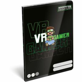 FÜZET A5 LIZZY kockás 27-32 BossTeam VR Gamer