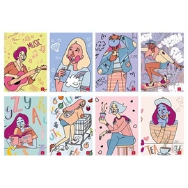 *50386 FÜZET A4 PIGNA kockás 38lap Leny Pony