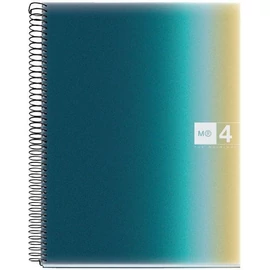 FÜZET spirál A4 MQ Aurora PP 4reg. # 4*30lap   42.. (Iceland  4084, A15294A187)