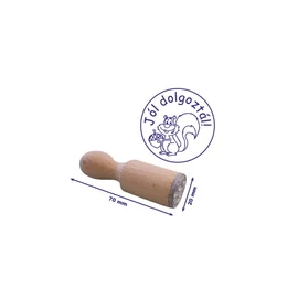 *51531 NYOMDA fa jutalmazó School Art  d2cm hossza 7cm