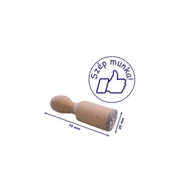 *51531 NYOMDA fa jutalmazó School Art  d2cm hossza 7cm
