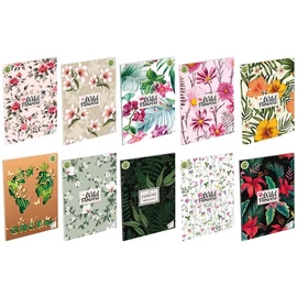 *52056 FÜZET A4 T-CREA ECO kockás 40lap 87-40 Wild Flowers