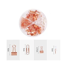 *52577 ASZTALI KIEGÉSZÍTŐ készlet (binder, gémk., térképtű) Rose Gold