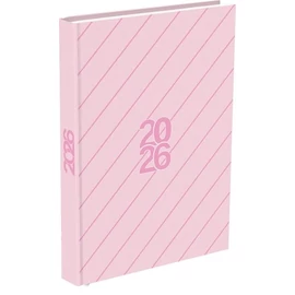 *52718 HATÁRIDŐNAPLÓ 2026 A5 napi T-Calendar mintás  Soft Touch+UV