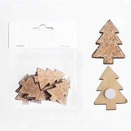 DEK. fa karácsonyi natúr fenyő öntapadós 4,5cm