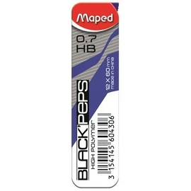 *53513 IRONBÉL 0,7 MAPED HB, 12szál &#039;Black Peps&#039;