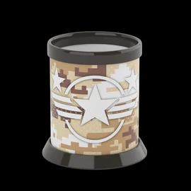 *53623 ÍRÓSZERTARTÓ pohár ICO Military műa.