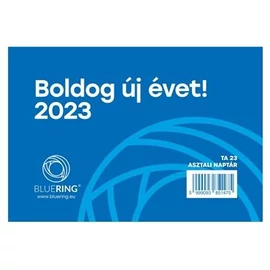 *53666 NAPTÁR asztali  23 TA Bluering-2023