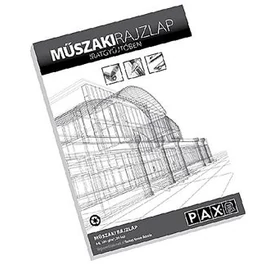 *53783 RAJZLAPTÖMB A4 műszaki famentes hófehér 20ív/cs PAX 180g