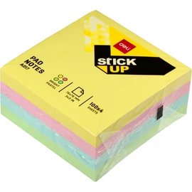 *53797 NOTESZ ÖNTAPADÓS  76*76mm Deli pasztell 4*100lap