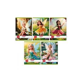 *53911 FÜZET A5 HERLITZ 2.oszt. 16-32  Flower Fairy