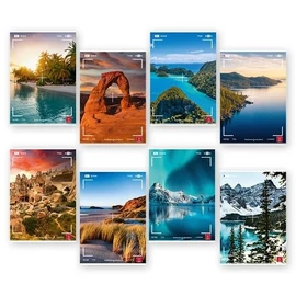 *53941 FÜZET A4 PIGNA kockás 50lap Wonderful Place