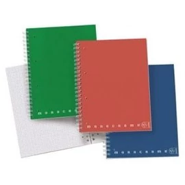 *53947 FÜZET spirál A5 PIGNA vonalas 70lap Monocromo