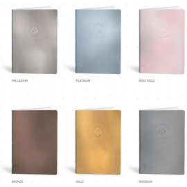 *54135 FÜZET A4 Mar-Mar Lipamill 40+2l kockás Precious Metal