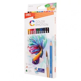 *54147 SZÍNES CERUZA 12 DELI Akvarell "Color Emotion" háromszögletű C00700