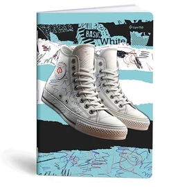 *54158 FÜZET A4 Lipamill 40l sima Premium Sneakers applikációval szkennelhető lapok