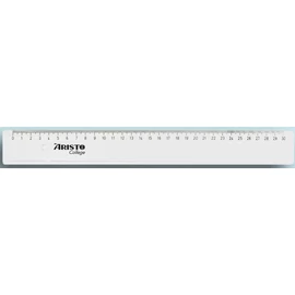 *54185 VONALZÓ egyenes 30cm ARISTO GEO viztiszta