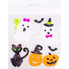*55018 ABLAKMATRICA zselés Halloween mintás