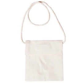 *55330 BALLAGÓ TARISZNYA vászon nagy 16,5*19cm tépőzáras natur